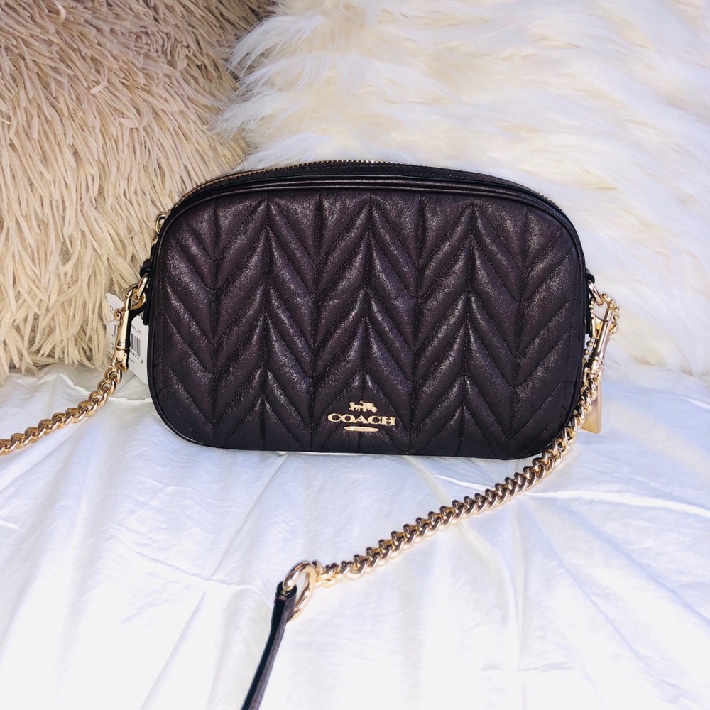 Dark Purple Coach Crossbody